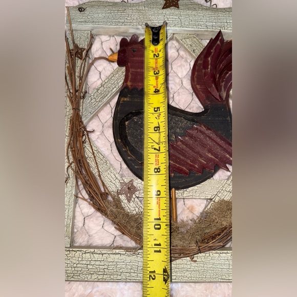 NWOT’s Rustic Rooster Wall Decor - Picture 9 of 13